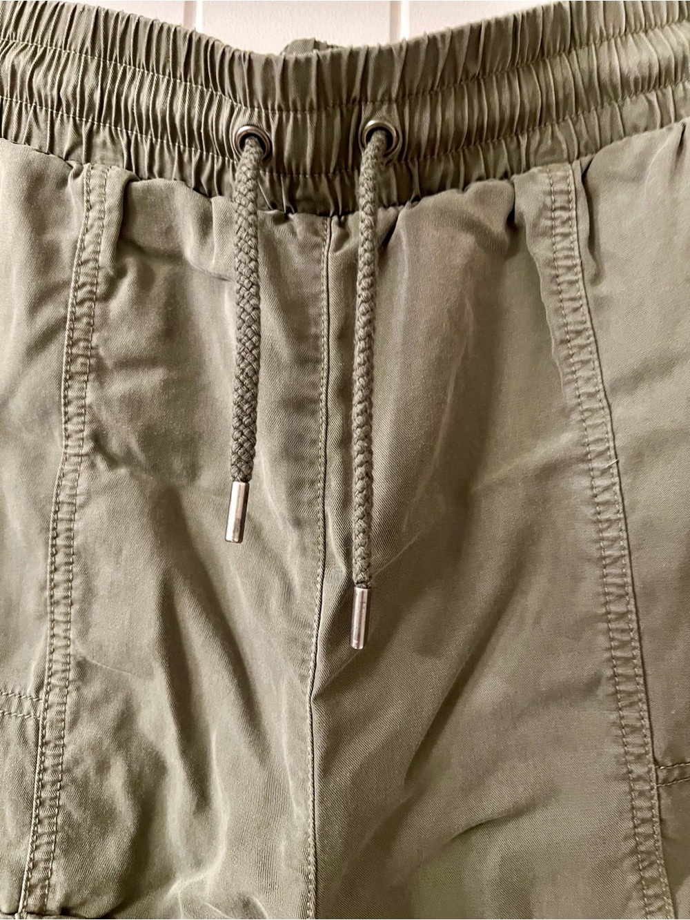 Universal Thread Olive Drawstring Utility Shorts - Picture 2 of 5